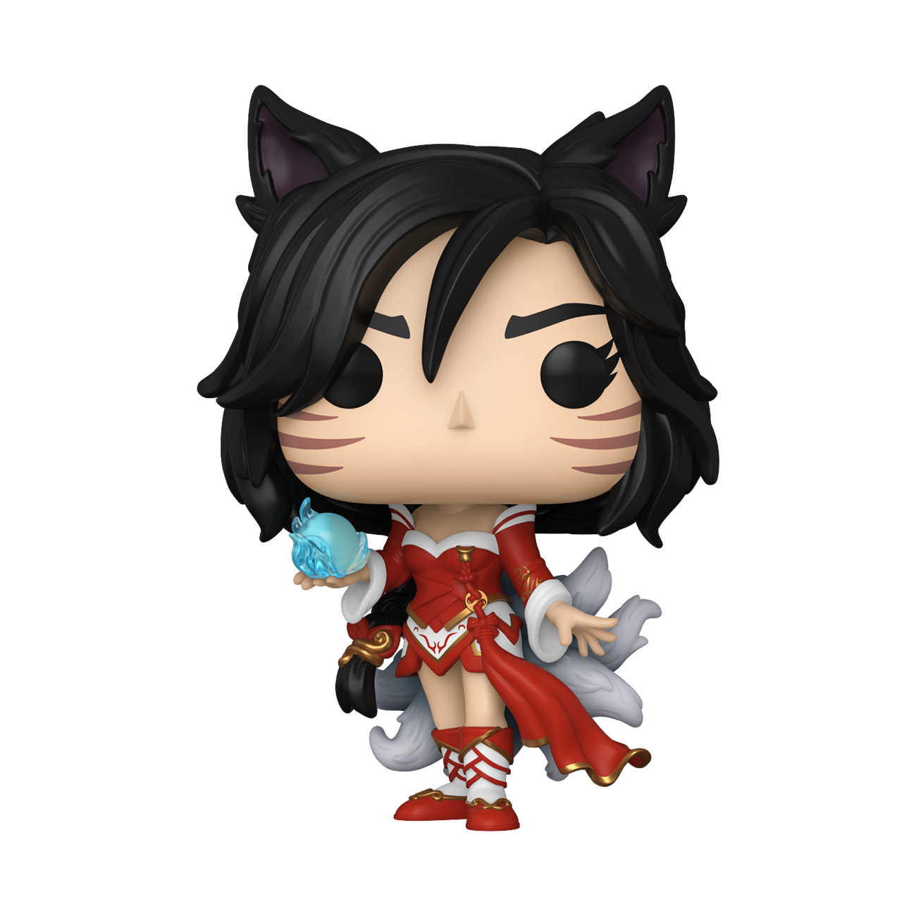 Eine Funko Pop Figur von Ahri aus League of Legends.