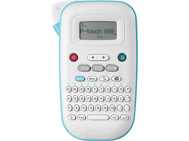 BROTHER P-touch N10 Beschriftungsgerät Blau/Weiß