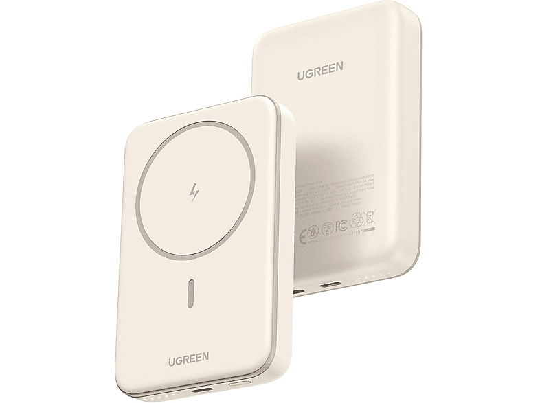 Thumbnail - UGREEN Magnetic Wireless Powerbank 10000 mAh Beige