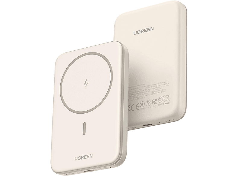 Thumbnail - UGREEN Magnetisch Wireless Powerbank 5000 mAh Beige