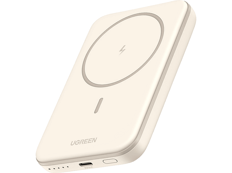UGREEN Magnetisch Wireless Powerbank 5000 mAh Beige