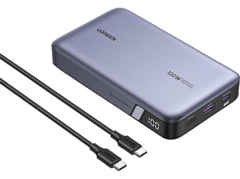 UGREEN 25183 Nexode 100 W Powerbank 20000 mAh Gray