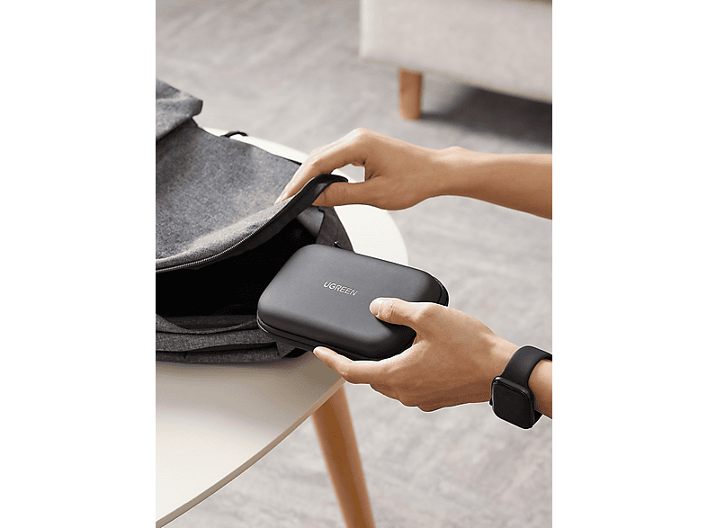 Thumbnail - UGREEN Hard Disk Storage Bag Large Size, Black