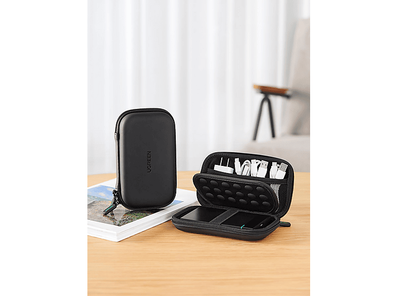 Thumbnail - UGREEN Hard Disk Storage Bag Large Size, Black