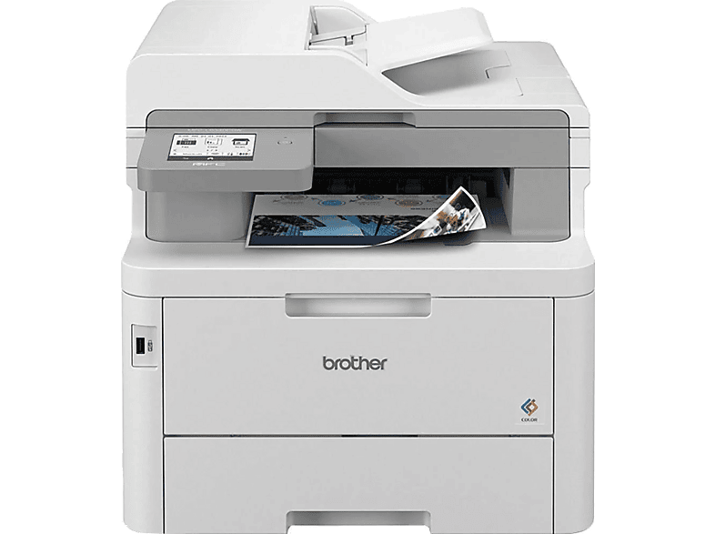 Brother MFCL8340CDW B2B, Láser, 30 ppm, WiFi, Pantalla LCD color táctil de 8,8cm, Blanco