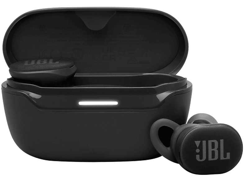 Auriculares deportivos - JBL Endurance Race 2, Intraurales, Bluetooth, Cancelación de Ruido, 48h Autonomía, Negro