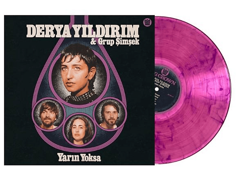 Derya -& Grup Simsek- Yildirim - YARIN YOKSA (Clear Pink w/ Purple Smoke Vinyl) - (Vinyl)