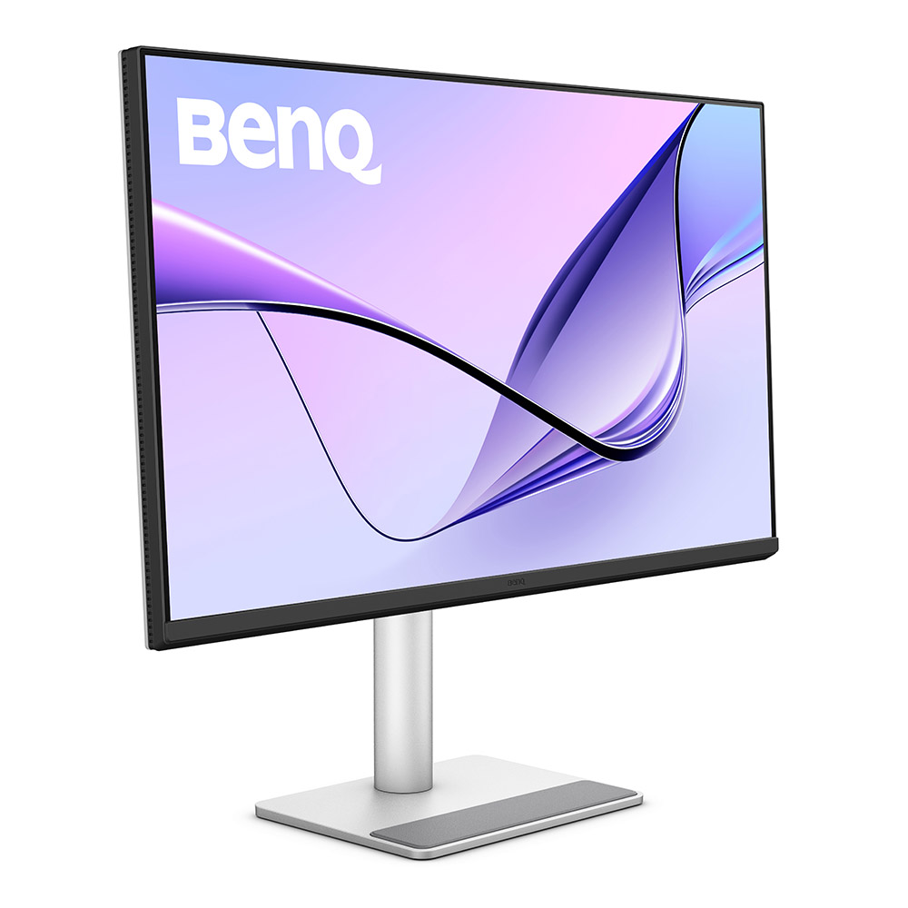 Renkli bir ekrana sahip bir BenQ monitörü.