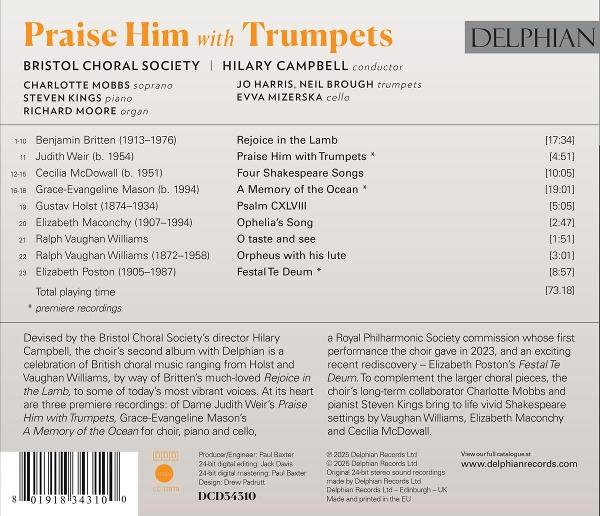 Ein CD-Cover mit Text und einem Logo.