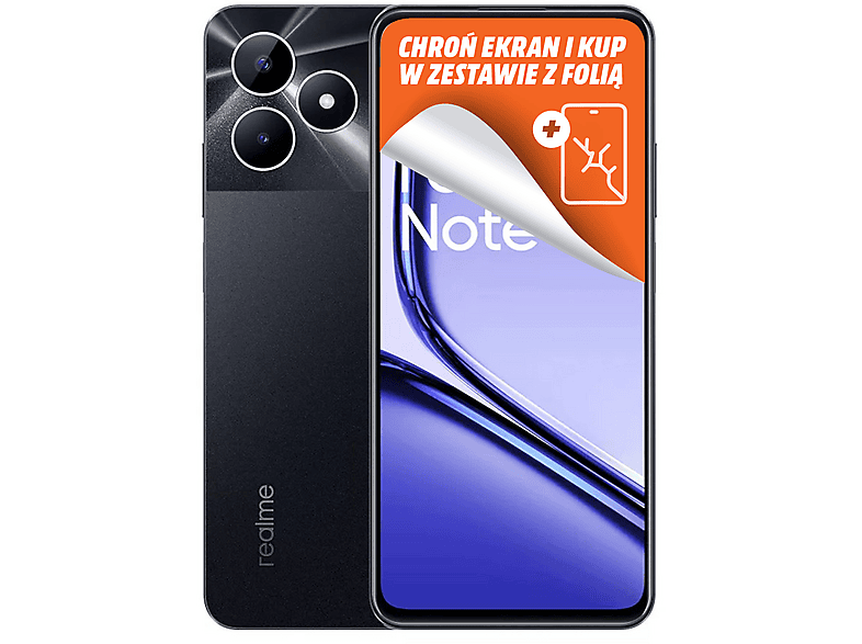 Smartfon REALME Note 50 3/64GB Czarny (Midnight Black