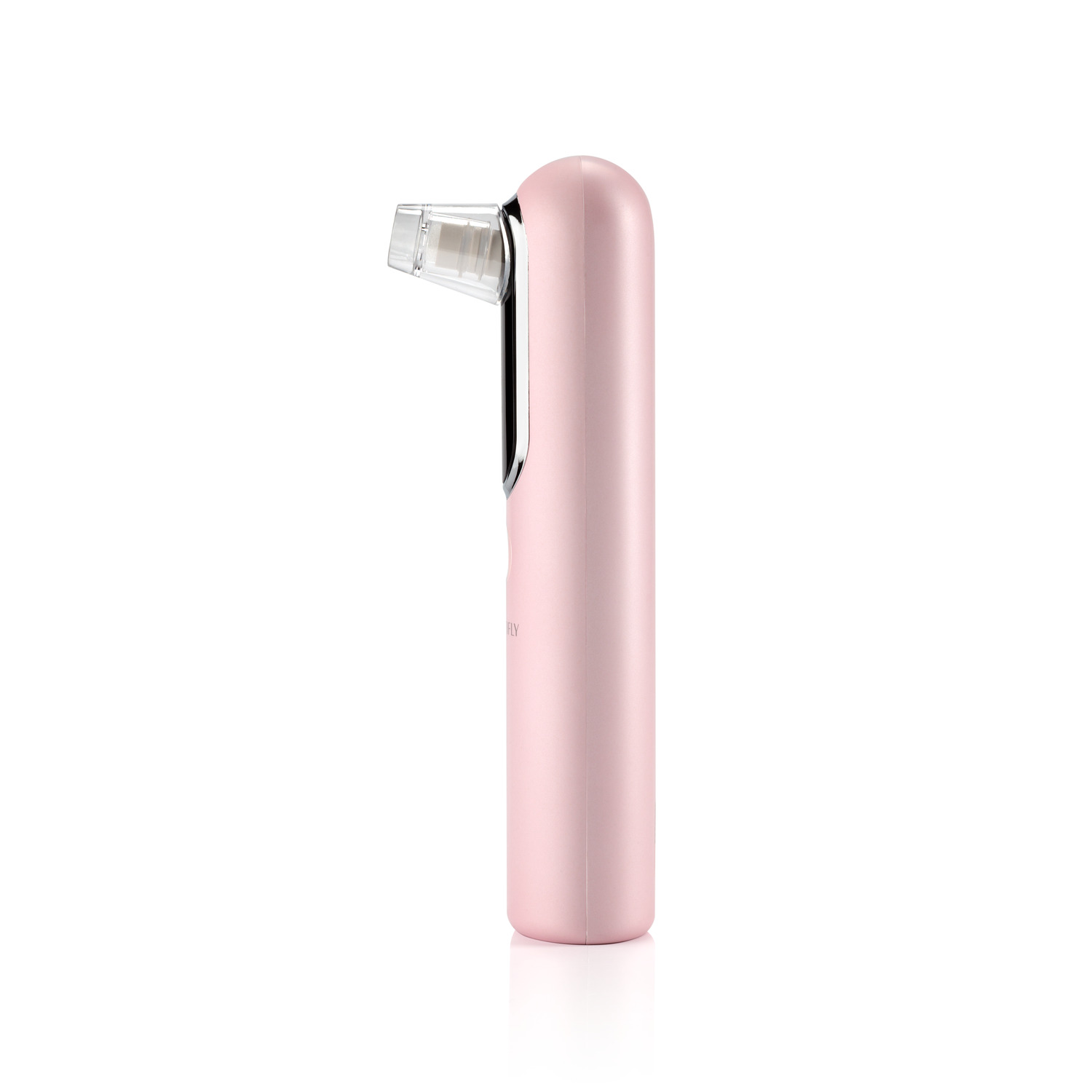 Pink beauty device, close up shot, on white background.  