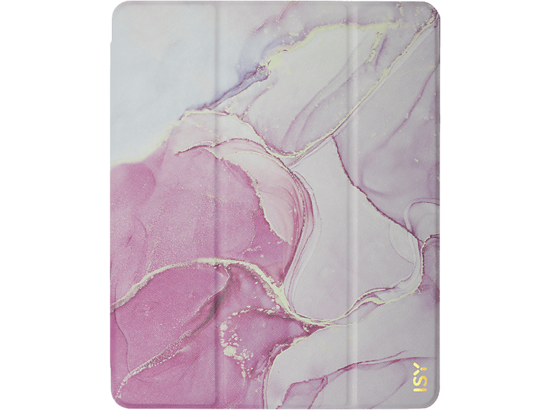 ISY Étui pour tablette pour iPad Air 13" / iPad Pro 12.9" Marble Pink