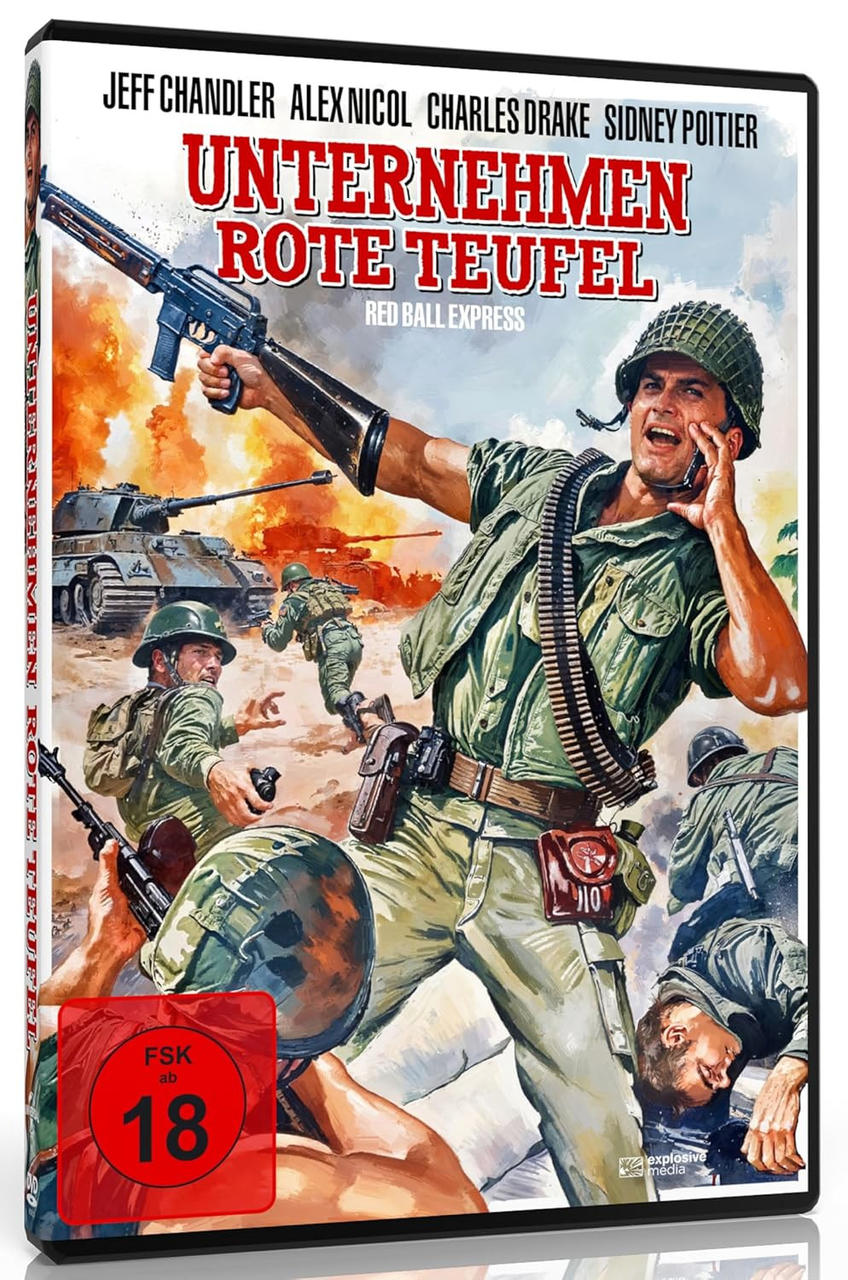 Eine DVD-Box des Films 'Unternehmen Rote Teufel'.