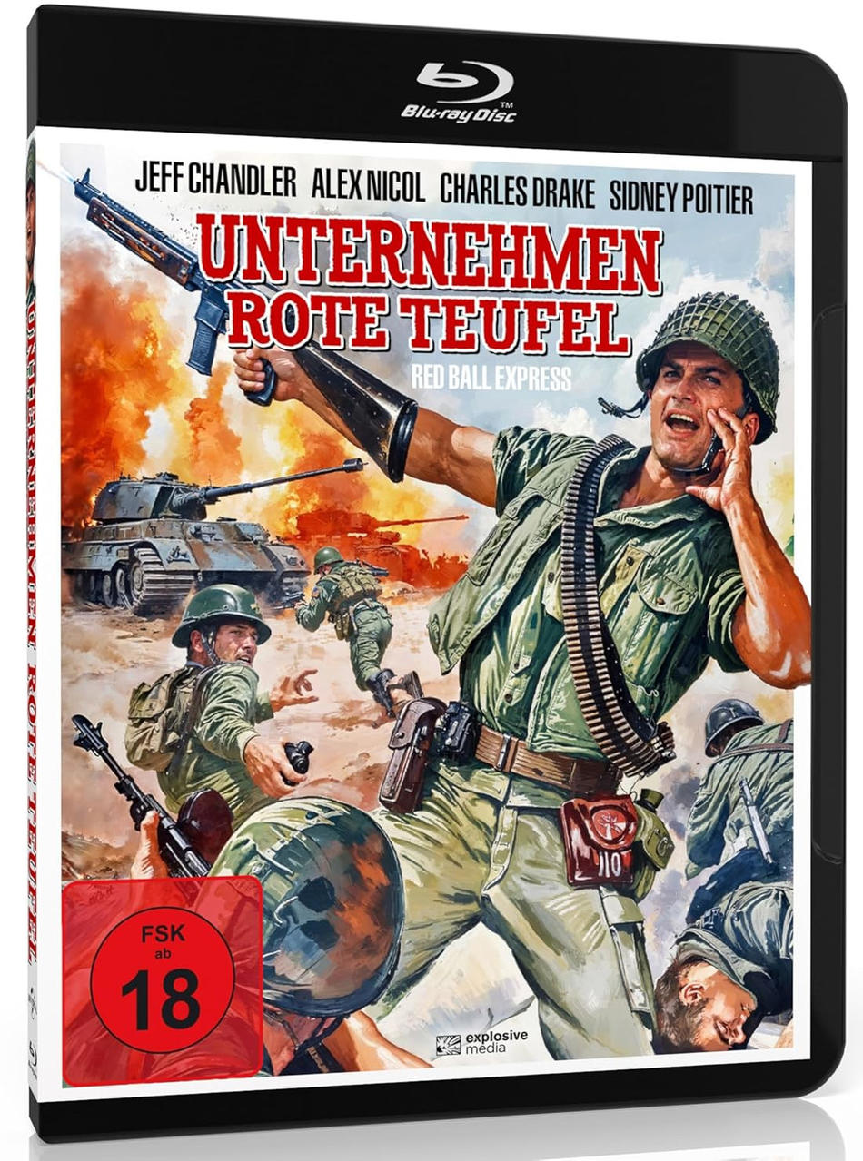 Eine Blu-ray-Box des Films 'Unternehmen Rote Teufel'.