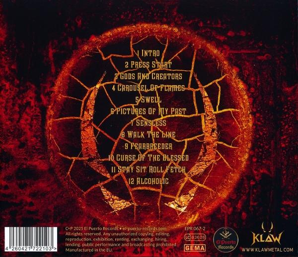 Die Rückseite eines CD-Covers mit dem Titel Album Cover.