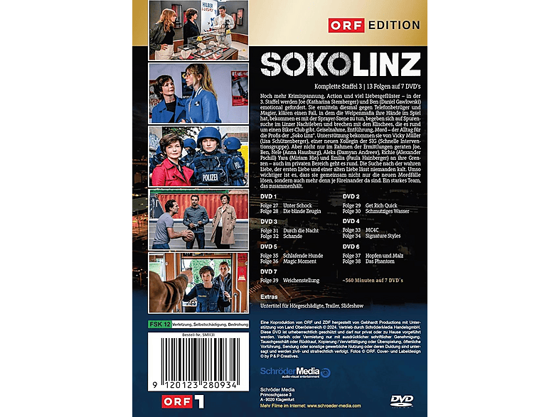 Thumbnail - SOKO Linz: Staffel 3 DVD