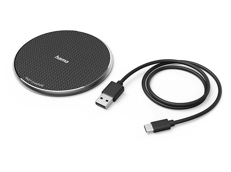 Ładowarka indukcyjna HAMA QI-FC10 USB-C 10W Czarny