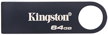 KINGSTON DataTraveler SE9 G3 USB 3.2 Gen1 Pendrive, 64GB, 220/110 MB/s, fém ház, Dark Nickel (KE-U2X64-1AC)