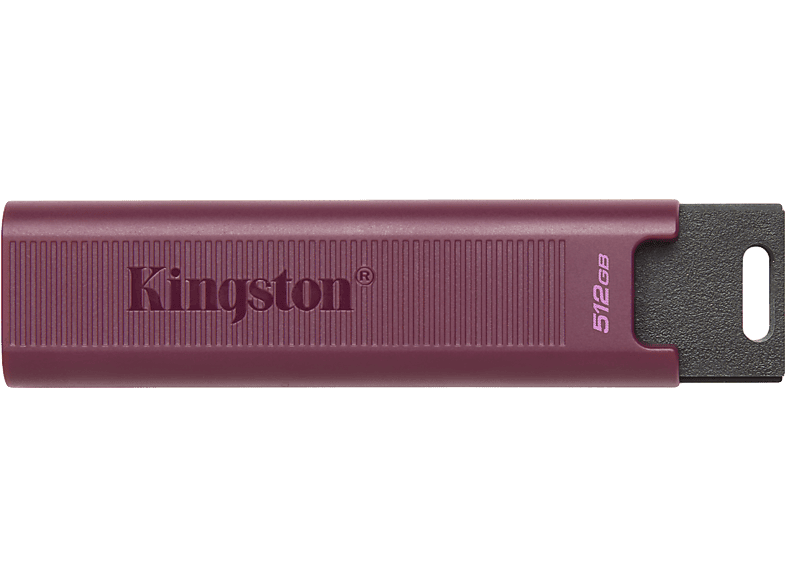 KINGSTON DataTraveler MAX USB-A 3.2 Gen2 Pendrive, 512GB, 1000/900 MB/s, fekete-piros (DTMAXA/512GB)