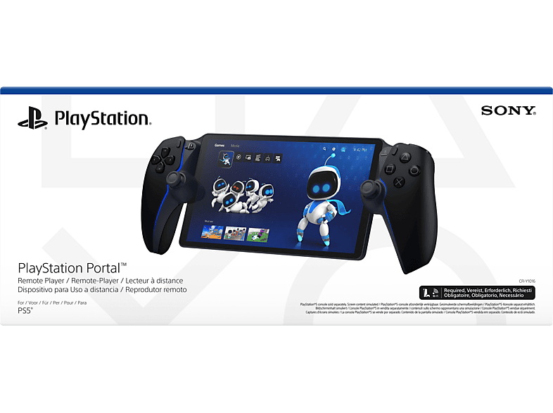Sony PlayStation Portal™ Remote-Player für PS5®-Konsole – Midnight Black; PS5®-Konsolen----Handheld Konsole — Foto 5 von 5