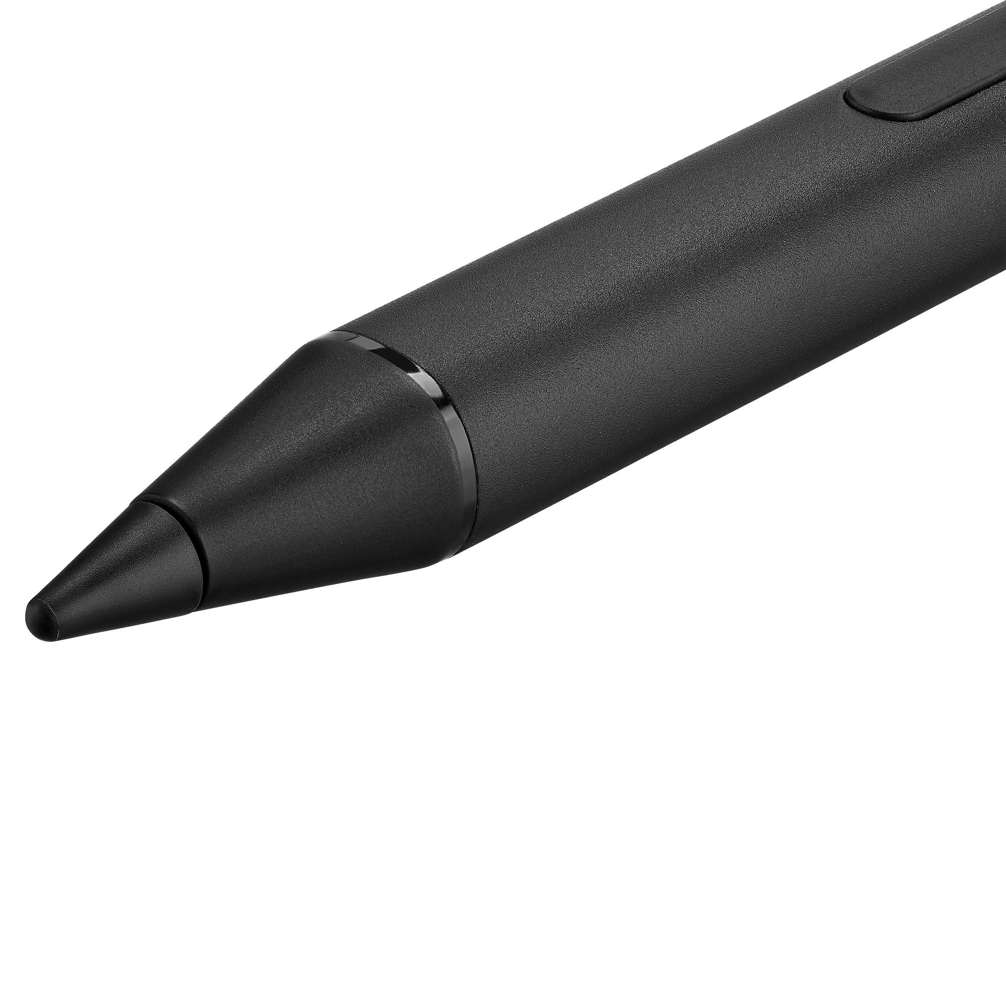 Schwarzer Eingabestift mit einer spitzen Spitze.