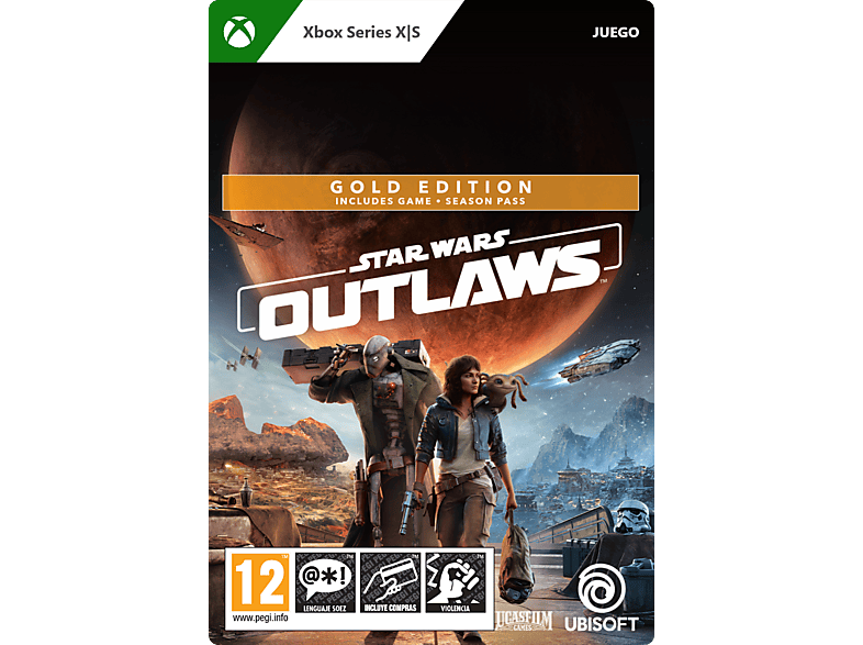 Xbox Series X S Star Wars: Outlaws. Ed. Gold (Código de descarga)