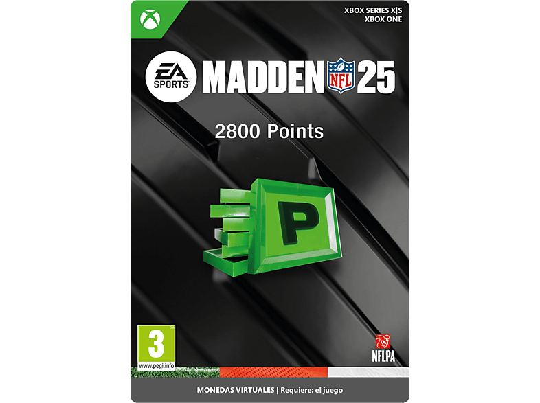 Xbox Series X S & One Madden NFL 25: 2800 Points (Código de descarga)