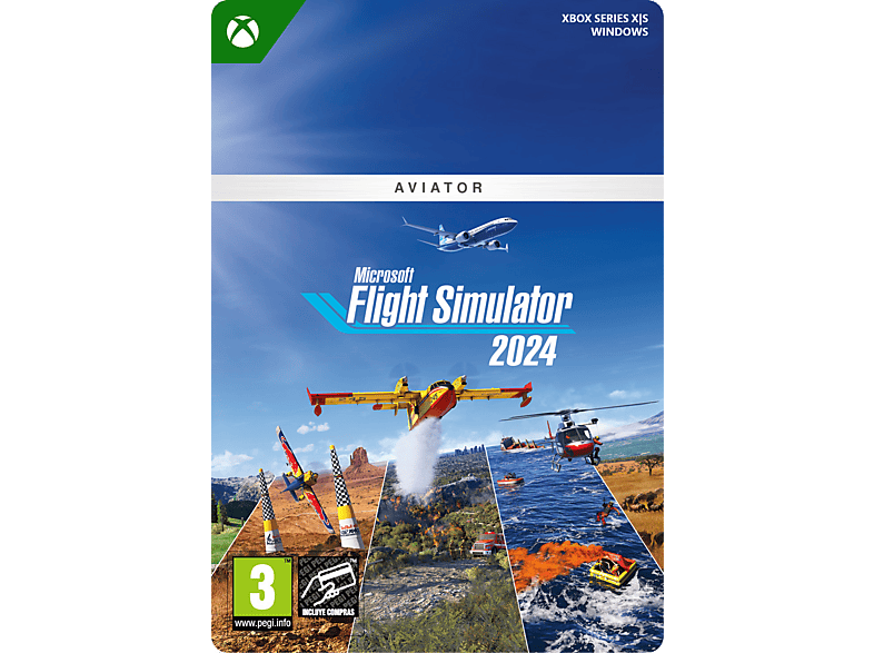 Xbox Series X S Flight Simulator 2024 Aviator Edition (Código de descarga)