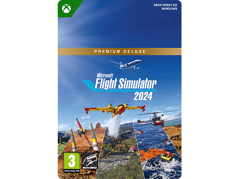 Xbox Series X S Flight Simulator 2024 Premium Deluxe Edition (Código de descarga)