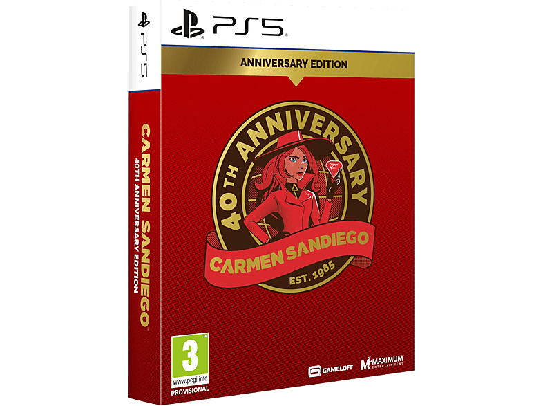 PS5 Carmen Sandiego 40th Anniversary Edition