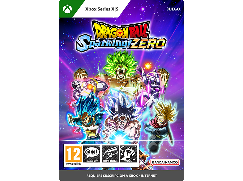 Xbox Series X S Dragon Ball: Sparking! Zero (Código de descarga)