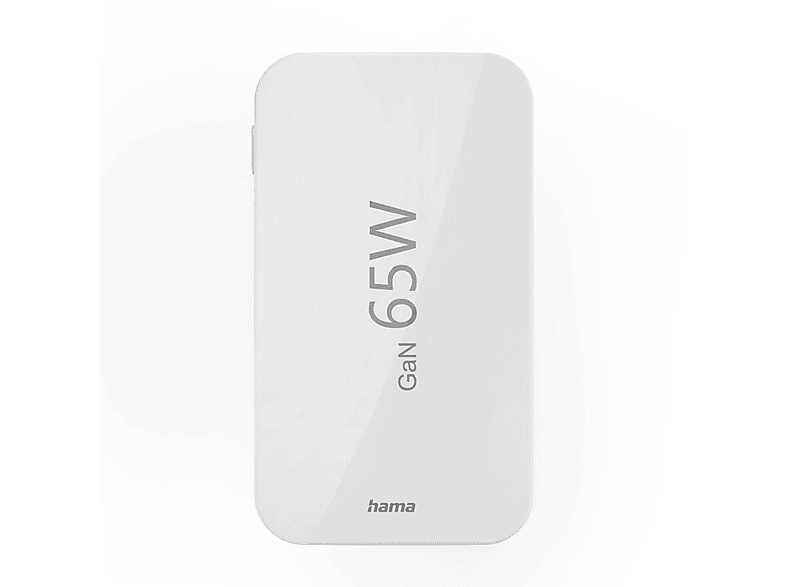 Hama Schnellladegerät, USB-C/USB-A, PD, 65 W, Weiß — Foto 4 von 5