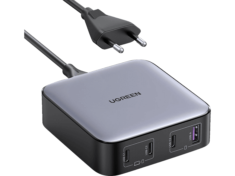 UGREEN Nexode 100W Desktop Charger Universal, Dark Gray