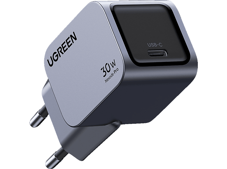 UGREEN Nexode Pro 30W USB-C GaN Wall Charger Universal, Gray