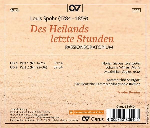 Die Rückseite einer CD-Hülle mit Informationen über die Musik und die Interpreten.