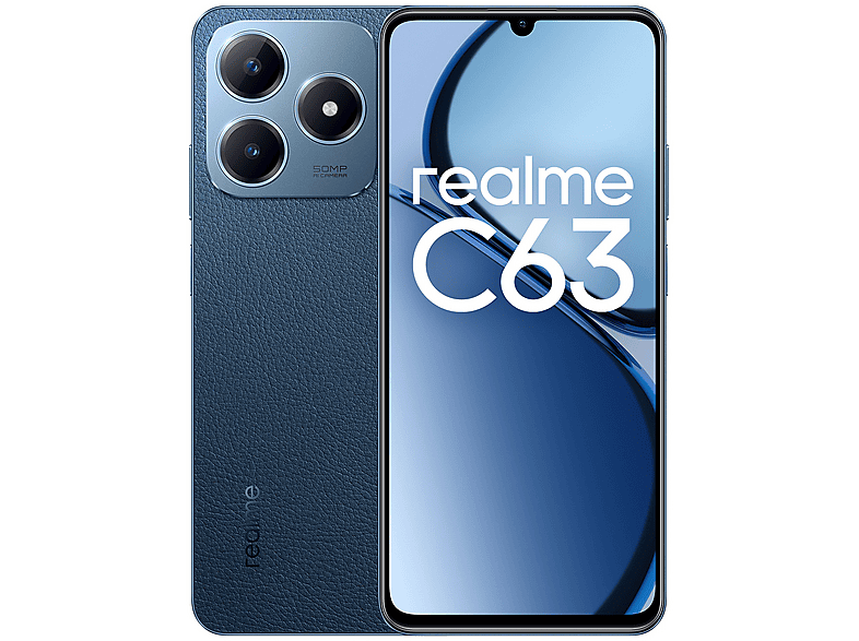 realme C63 8Gb+256Gb, 256 GB, Blu Smartphone