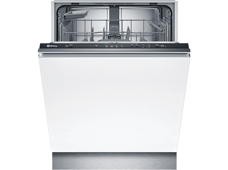 Balay 3VF304NP, 12 servicios, 4 programas, 60 cm, InfoLight, Motor Extrasilencio, Inox Panelable