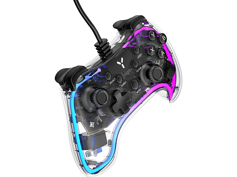 ISY IGP-1000-TP Gaming Controller Transparent für PC, Android — Foto 2 von 4