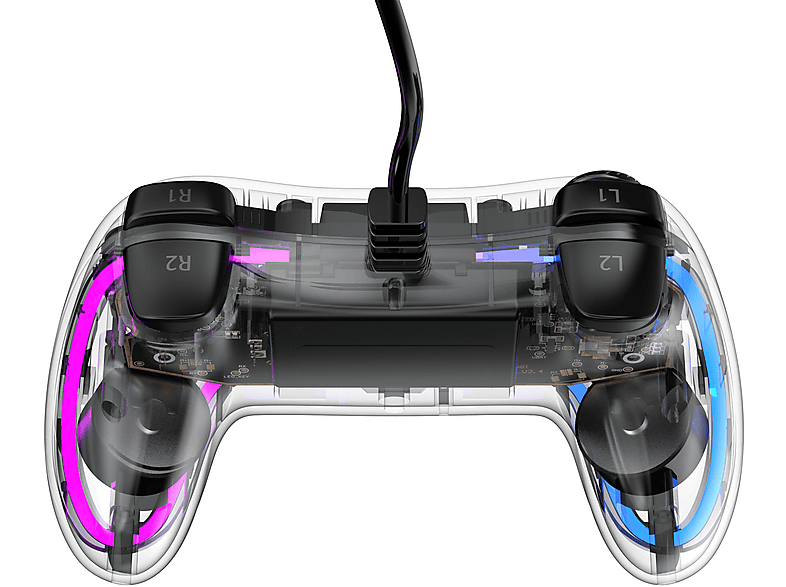 ISY IGP-1000-TP Gaming Controller Transparent für PC, Android — Foto 3 von 4
