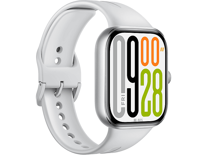 Thumbnail - XIAOMI Redmi Watch 5 Smartwatch Aluminium Thermoplastisches Polyurethan / Kunststoff, 20-200 mm, Silver Gray