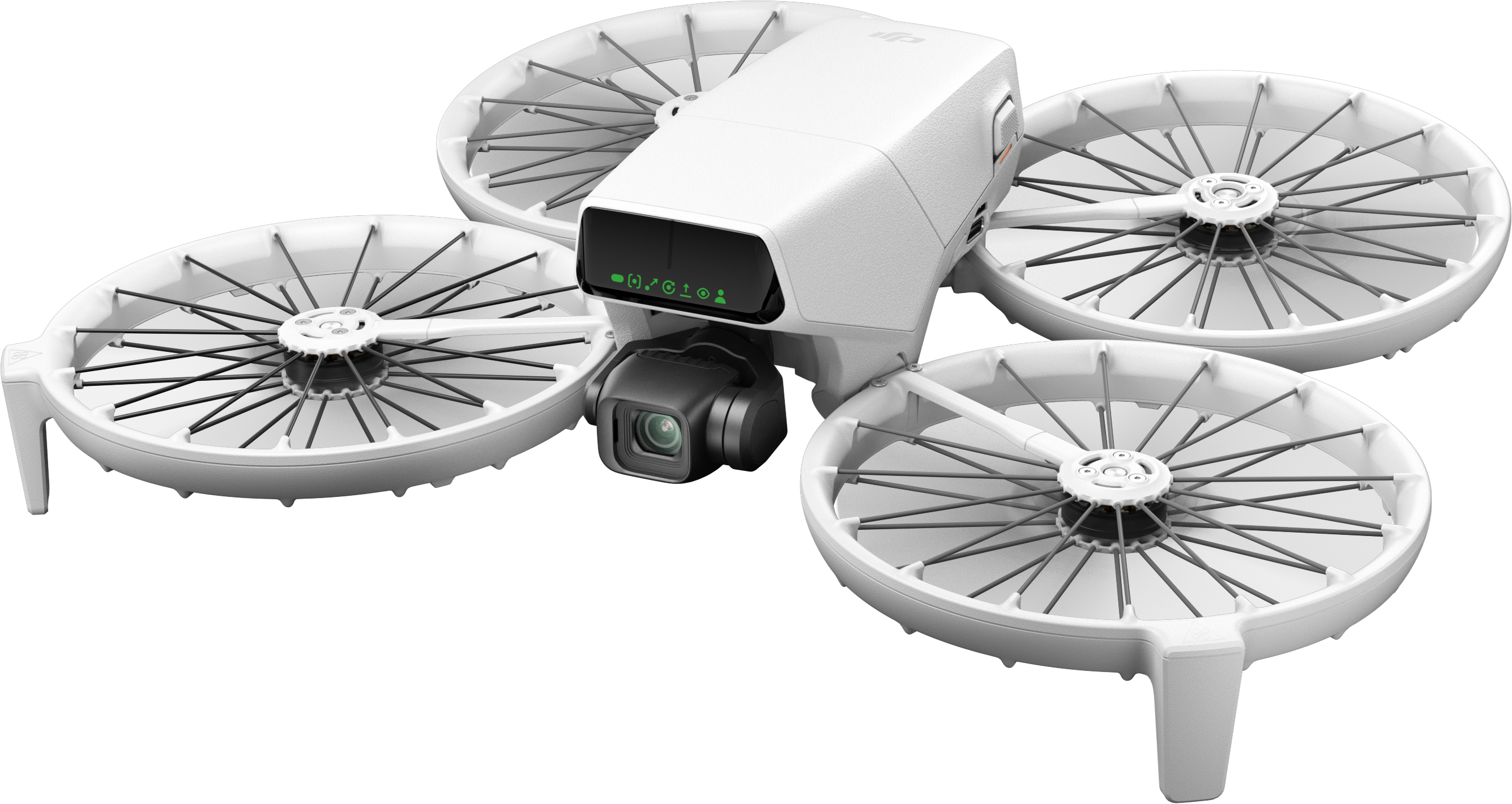 DJI Flip Fly More Combo drón (RC 2), kezdőknek, AI tárgykövetés, 4K