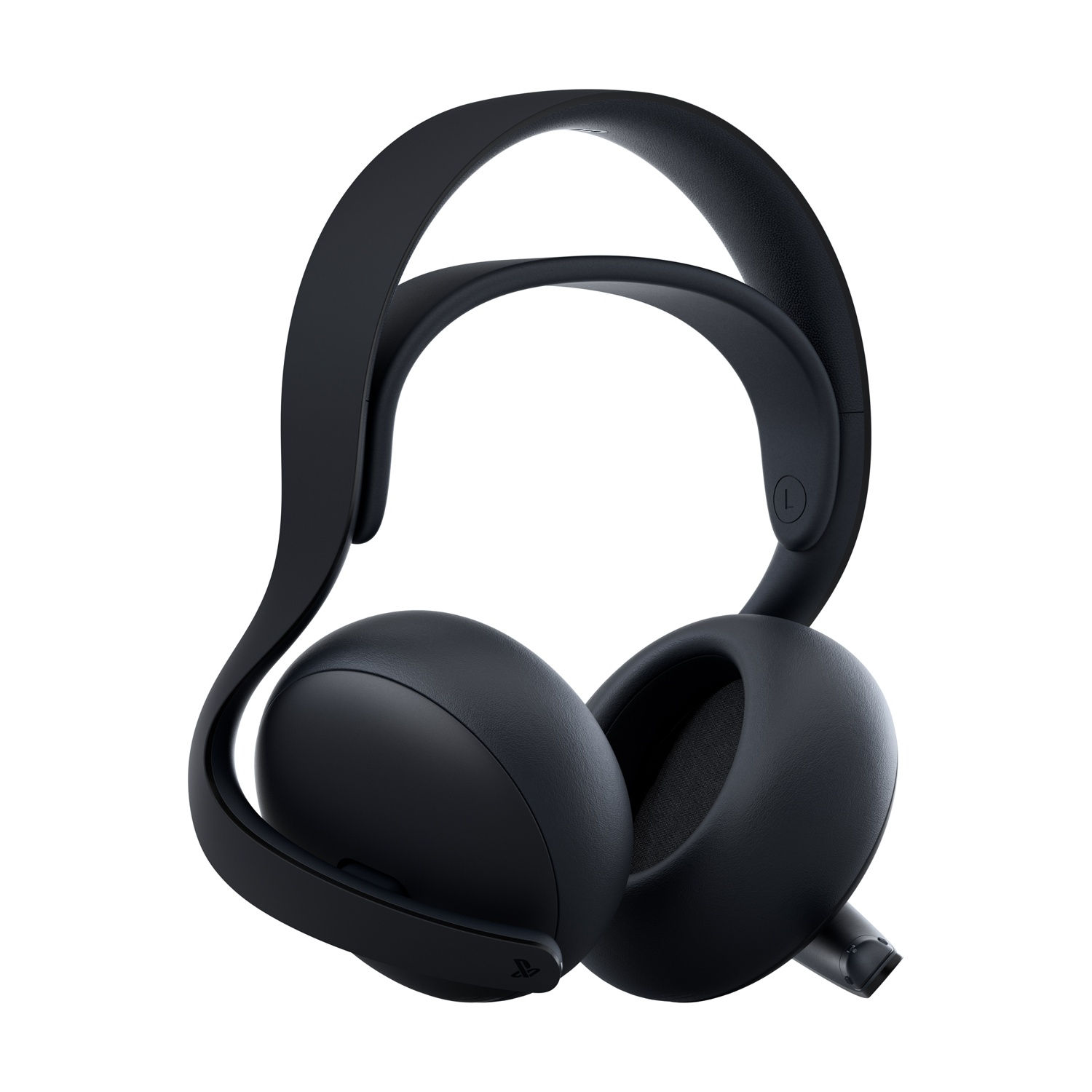 Cuffie nere over-ear dal design unico.