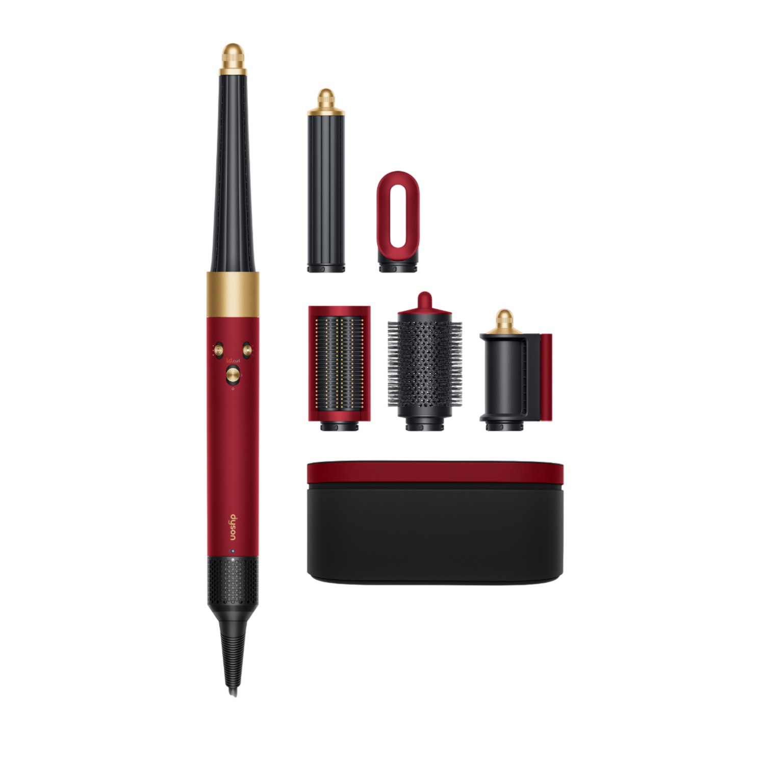 Dyson Airwrap I.d. Straight + Wavy Multistyler Red Velvet/goud