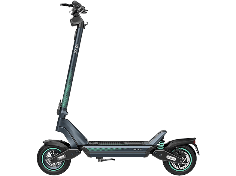 Patinete eléctrico - Cecotec Bongo Y65 Connected, Potencia máx.1200 W, Nominal 500 Carga máx. 120 kg, 12500 mAh, 25 km/h, Negro