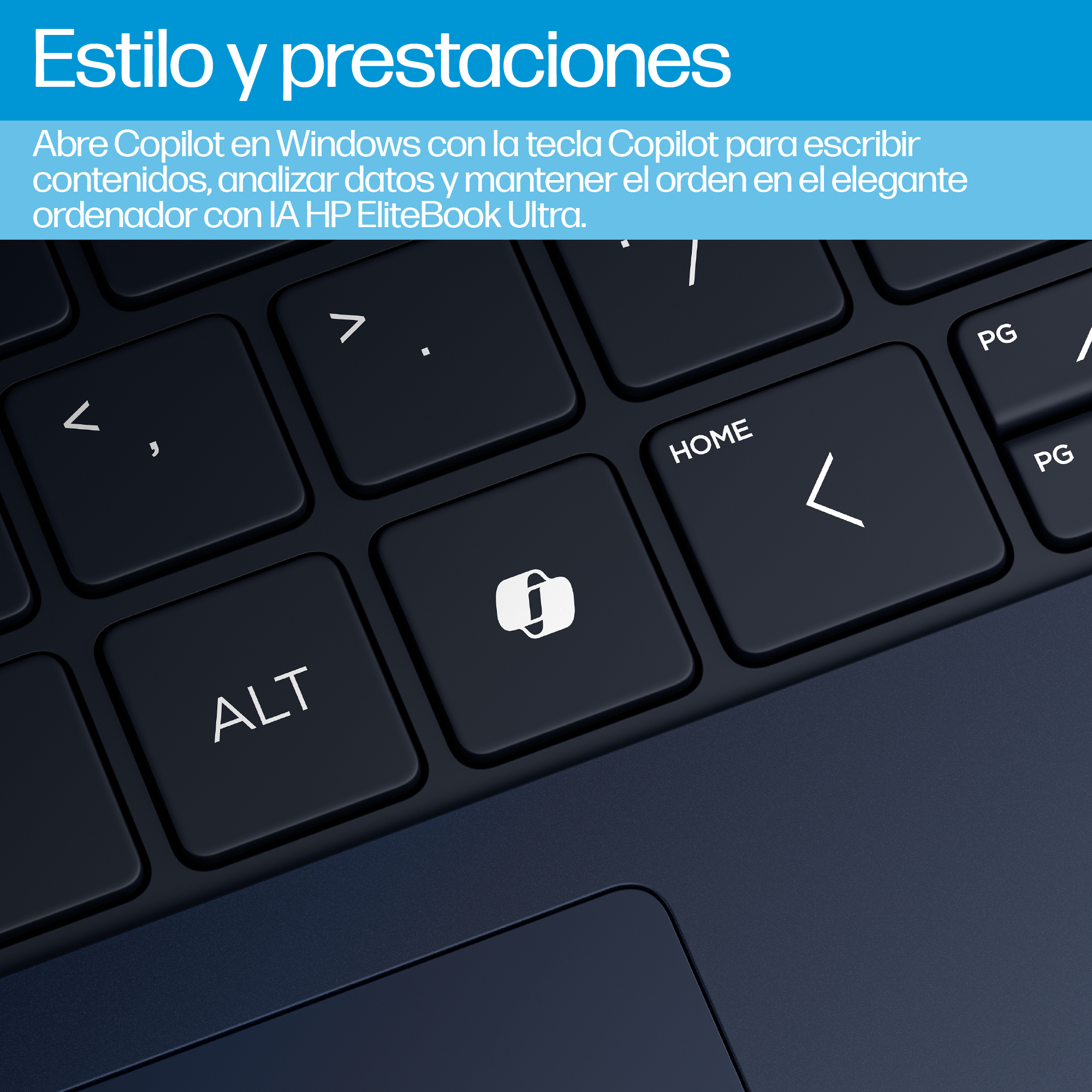 Primer plano del teclado de un portátil con la tecla Alt visible.