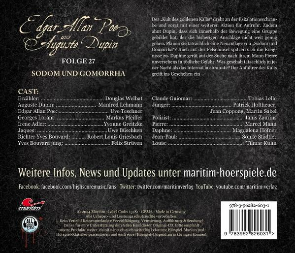 Die Rückseite eines CD-Cases mit Text und Barcodes.