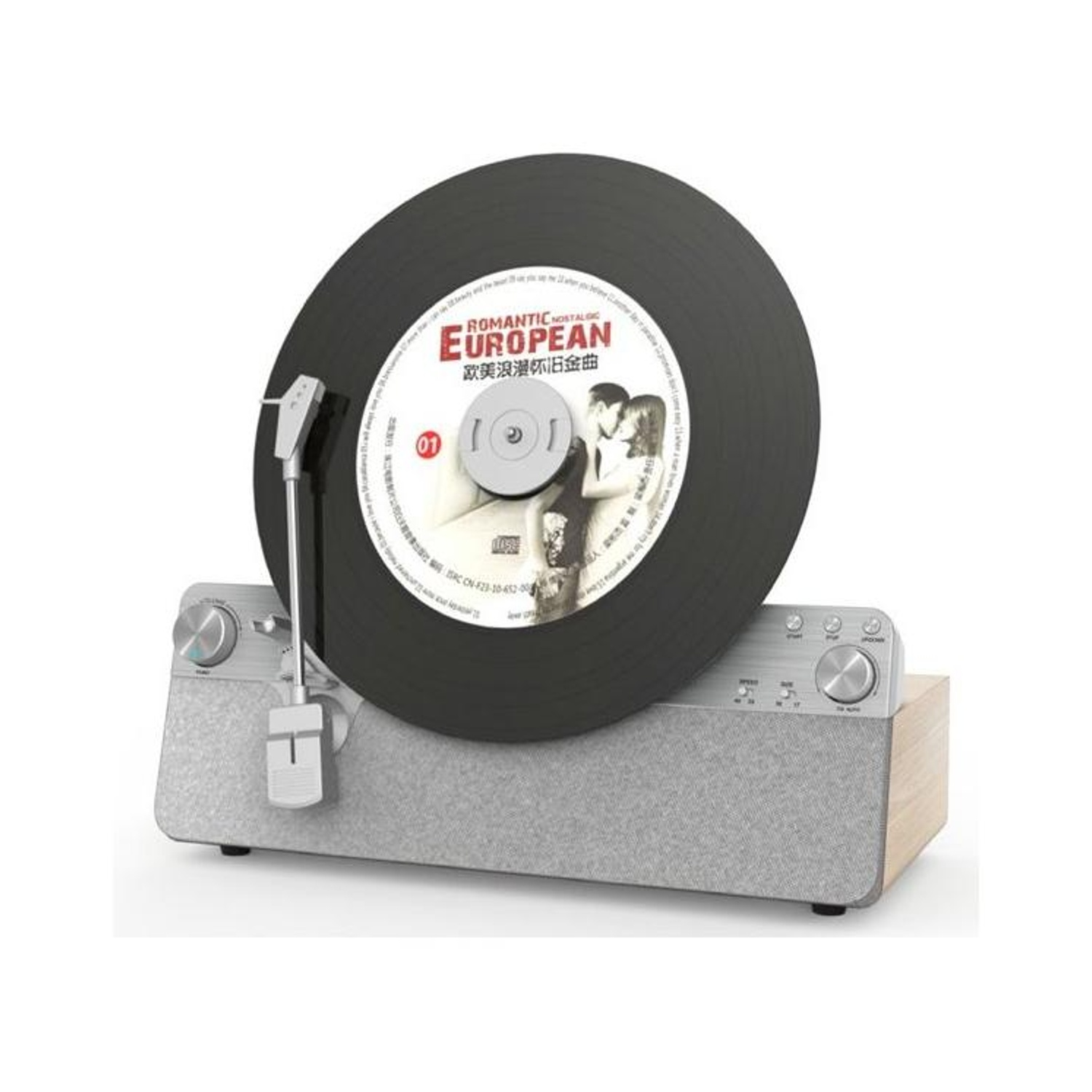 Giradischi Lenco Lsa-071 Wood/Silver