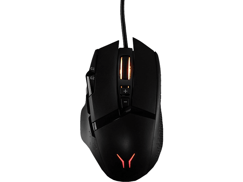 ERAZER Wizard P20 Gaming-Maus, Kabelgebunden, 16000 DPI, Schwarz