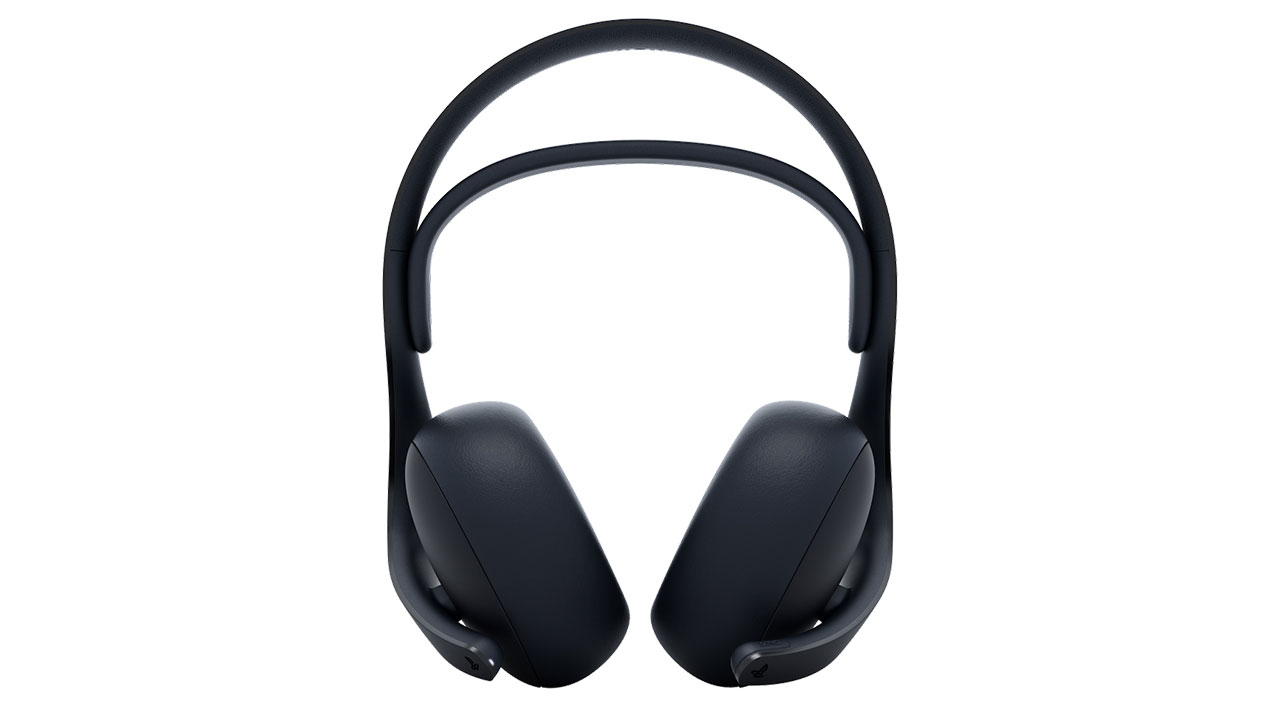 Auriculares negros con diadema curva.