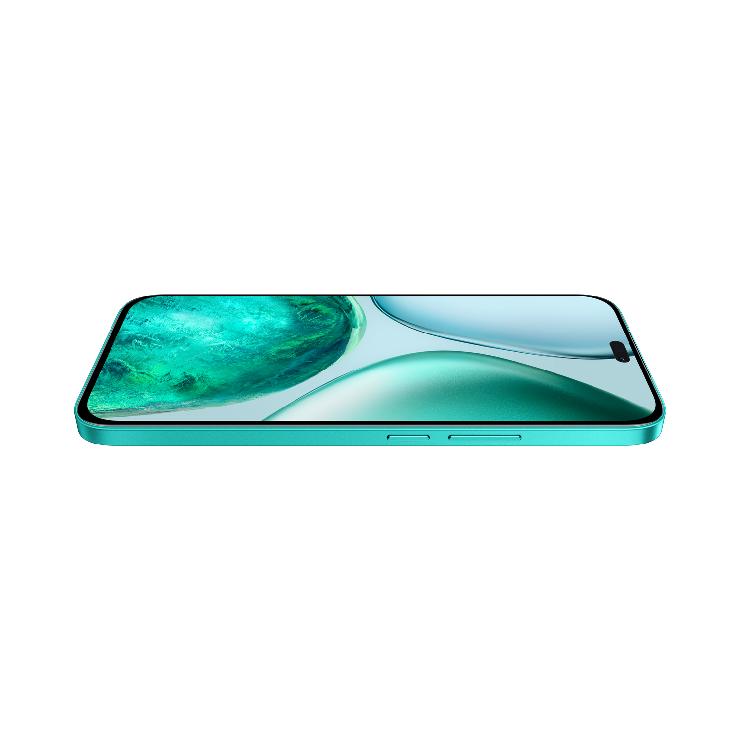 La parte trasera de un teléfono Nokia azul oscuro con cámara.